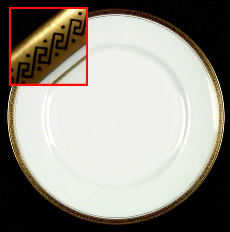 GUE38 Dinner Plate by WM Guerin-1