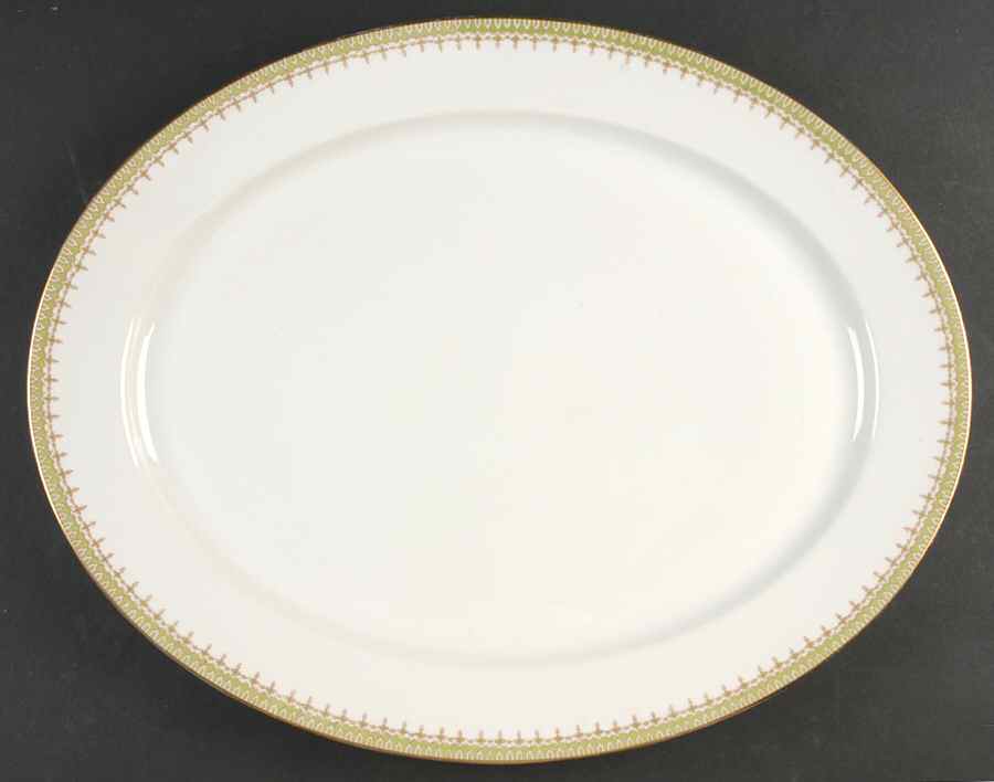 GUE4 17" Oval Serving Platter by WM Guerin-1