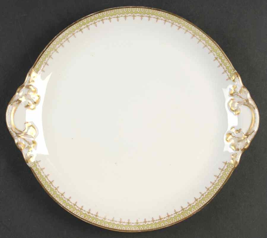 GUE4 Handled Cake Plate by WM Guerin-1
