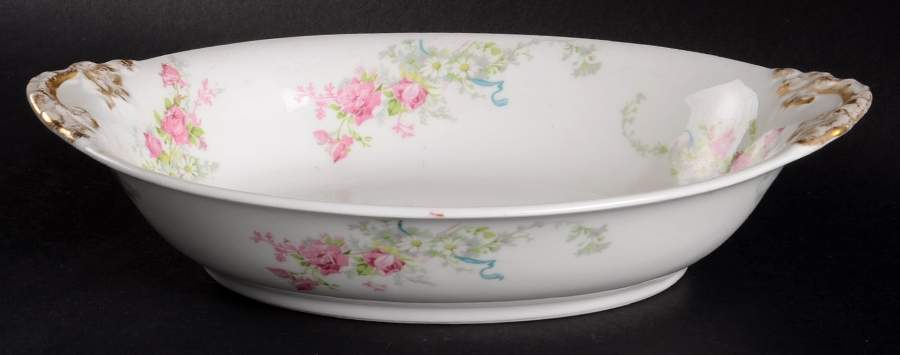 GUE5 9" Oval Vegetable Bowl by WM Guerin-1