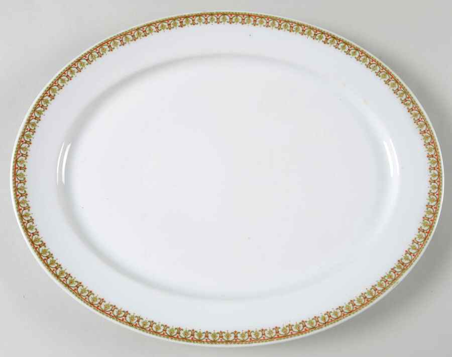 GUE50 13" Oval Serving Platter by WM Guerin-1