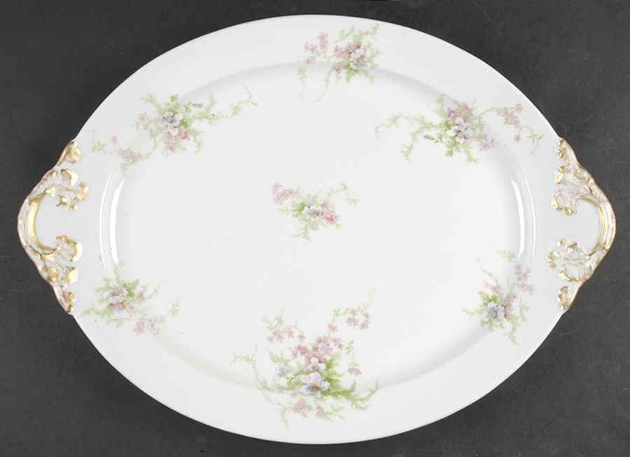 GUE52 16" Oval Serving Platter by WM Guerin-1
