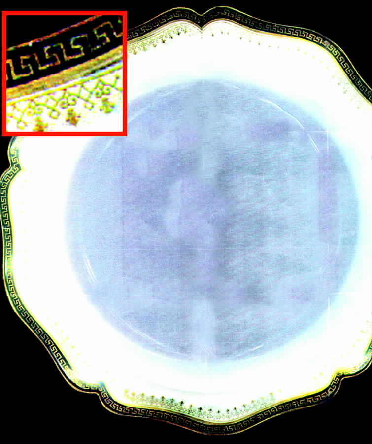 GUE56 Green Luncheon Plate by WM Guerin-1