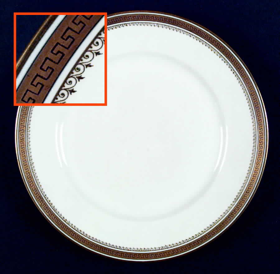 GUE6 Dinner Plate by WM Guerin-1