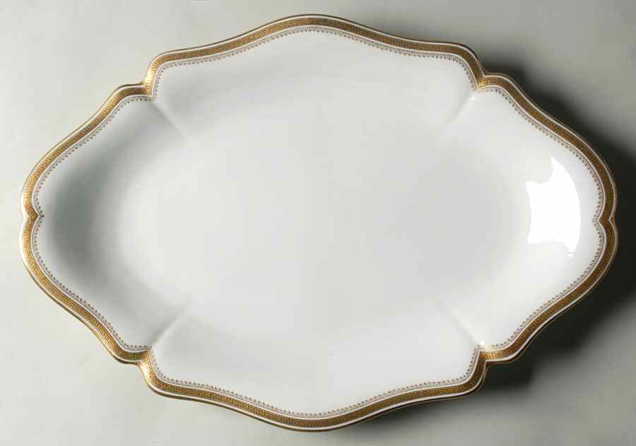 GUE6 17" Oval Serving Platter by WM Guerin-1