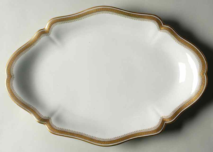 GUE6 15" Oval Serving Platter by WM Guerin-1
