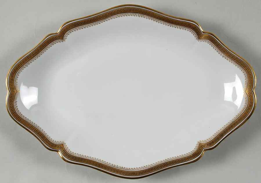 GUE6 13" Oval Serving Platter by WM Guerin-1