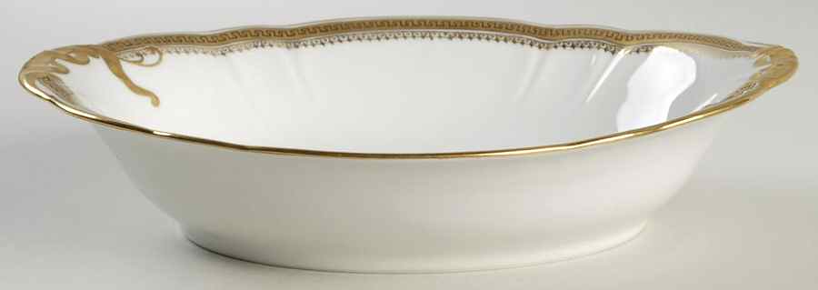 GUE6 10" Oval Vegetable Bowl by WM Guerin-1