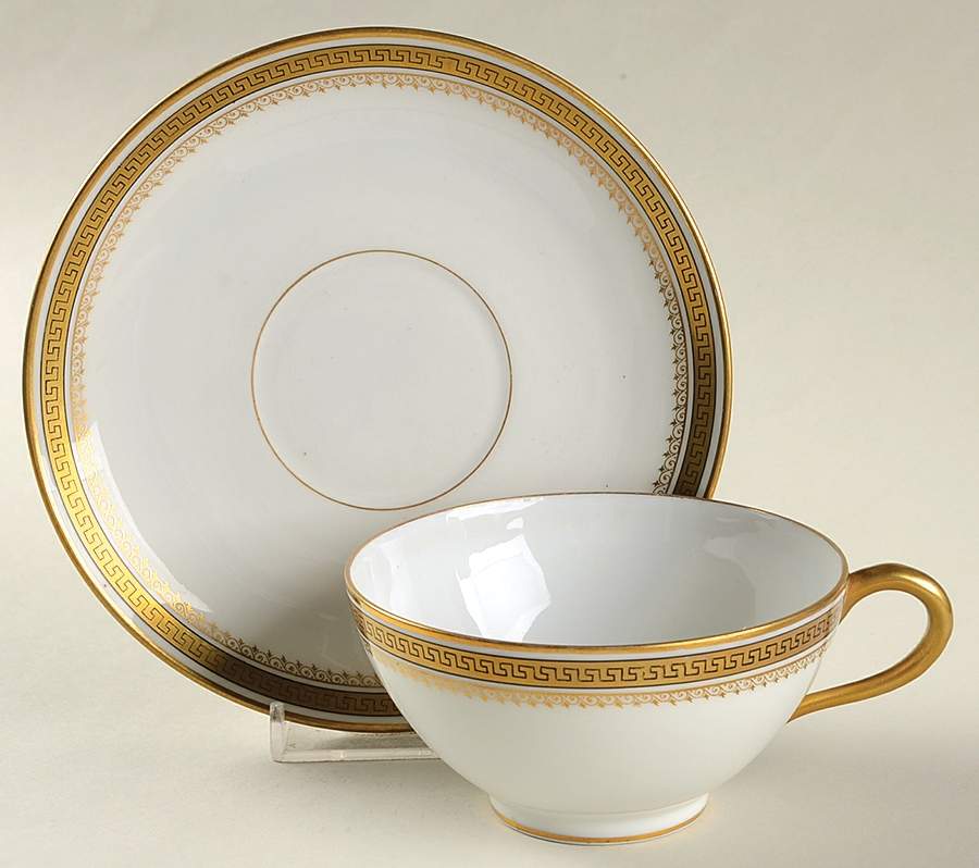 GUE6 Oversized Cup & Saucer Set by WM Guerin-1