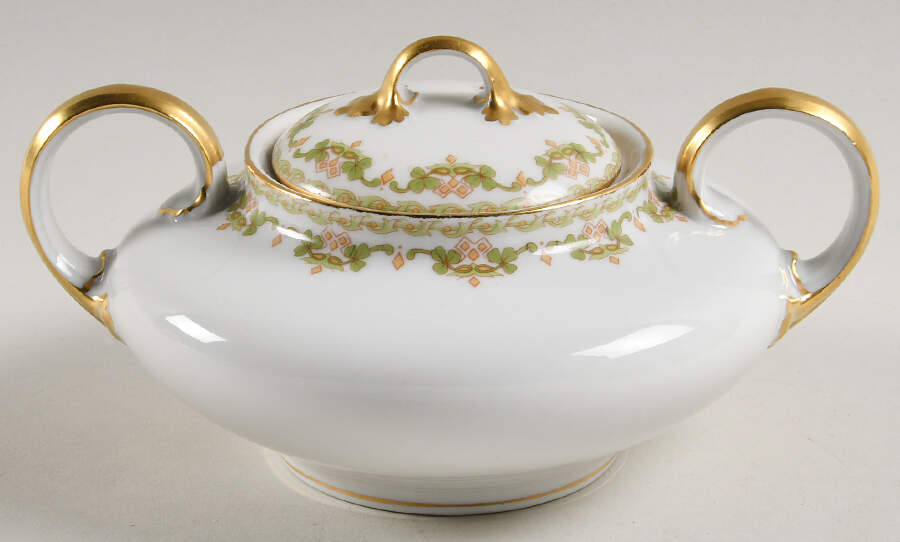 GUE60 Sugar Bowl & Lid by WM Guerin-1