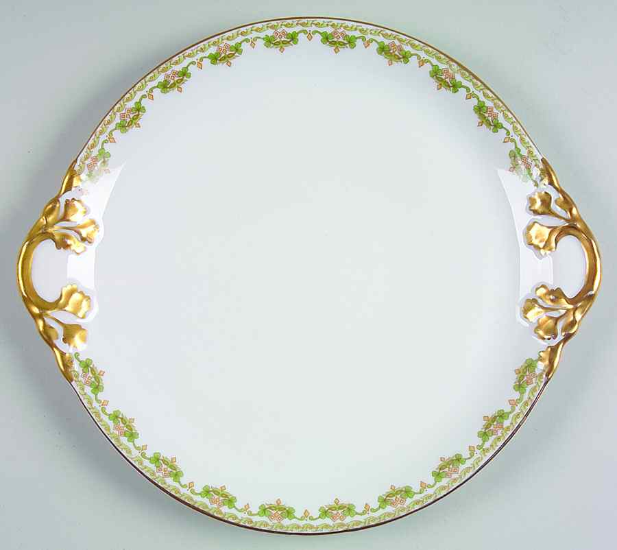 GUE60 Handled Cake Plate by WM Guerin-1