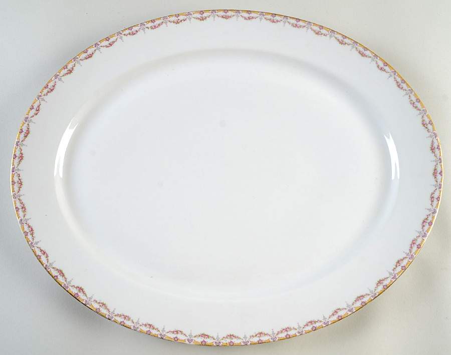 GUE66 16" Oval Serving Platter by WM Guerin-1