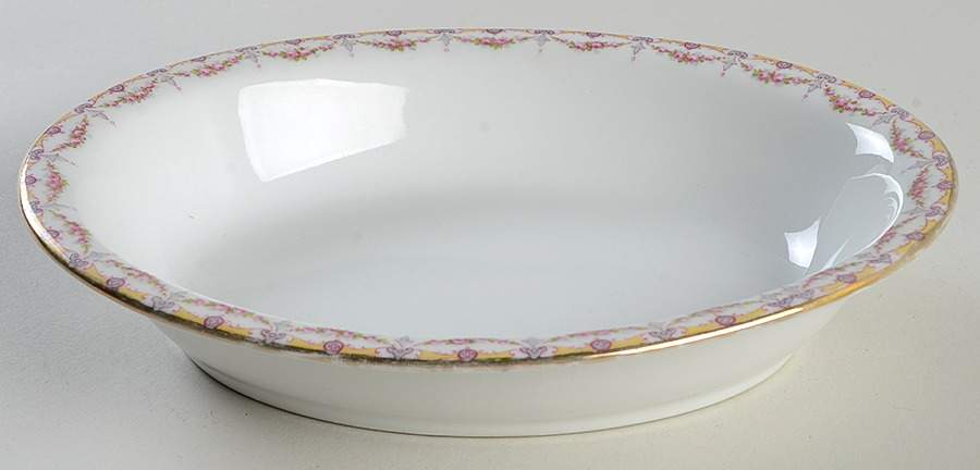 GUE66 8" Oval Vegetable Bowl by WM Guerin-1