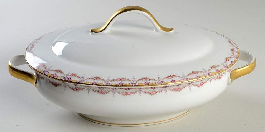 GUE66 Oval Covered Vegetable by WM Guerin-1