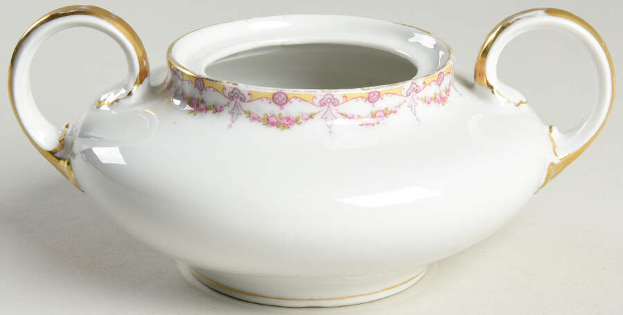 GUE66 Sugar Bowl No Lid by WM Guerin-1