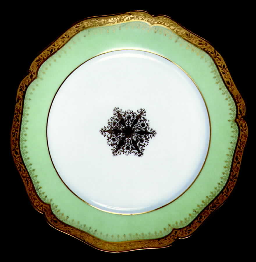 GUE72 Dinner Plate by WM Guerin-1