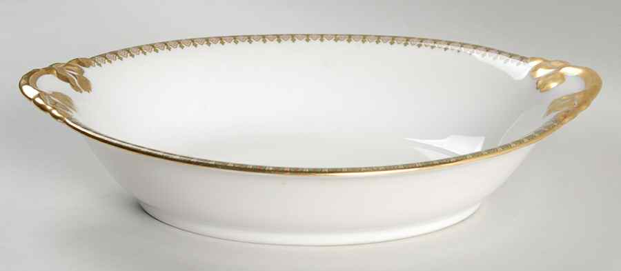 GUE76 10" Oval Vegetable Bowl by WM Guerin-1