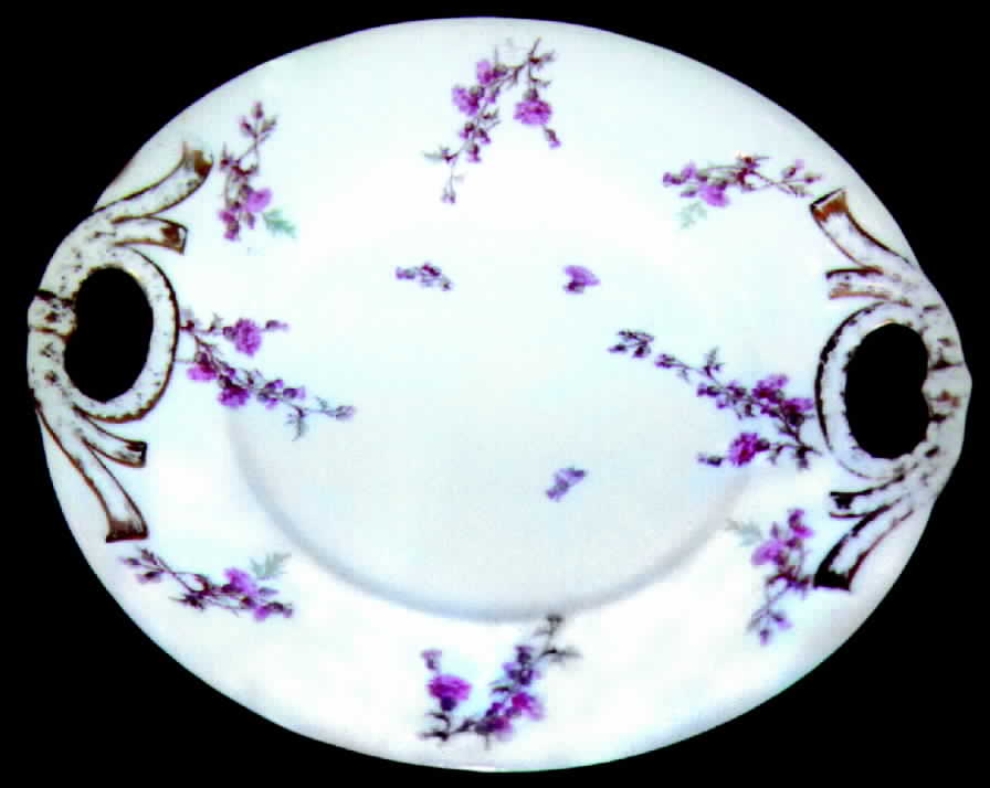 GUE83 Handled Cake Plate by WM Guerin-1