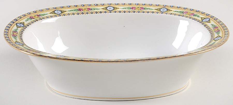 GUE86 9" Oval Vegetable Bowl by WM Guerin-1