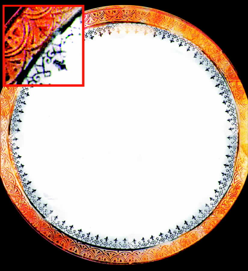 GUE9 Dinner Plate by WM Guerin-1