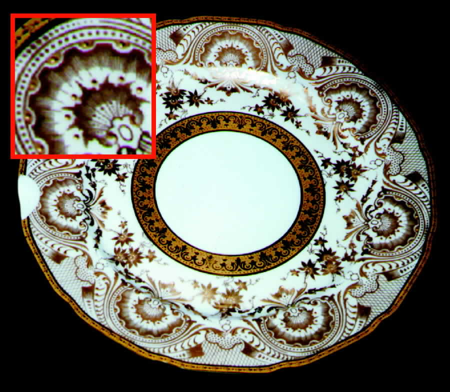 GUE91 Dinner Plate by WM Guerin-1