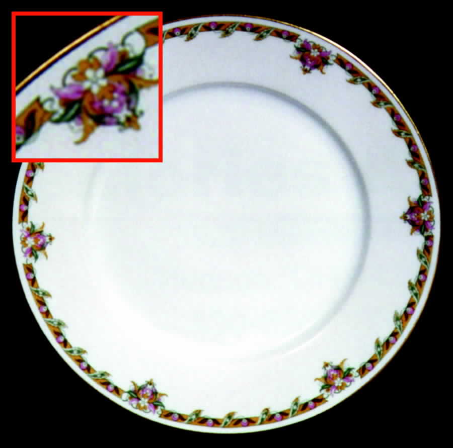 GUE99 Dinner Plate by WM Guerin-1
