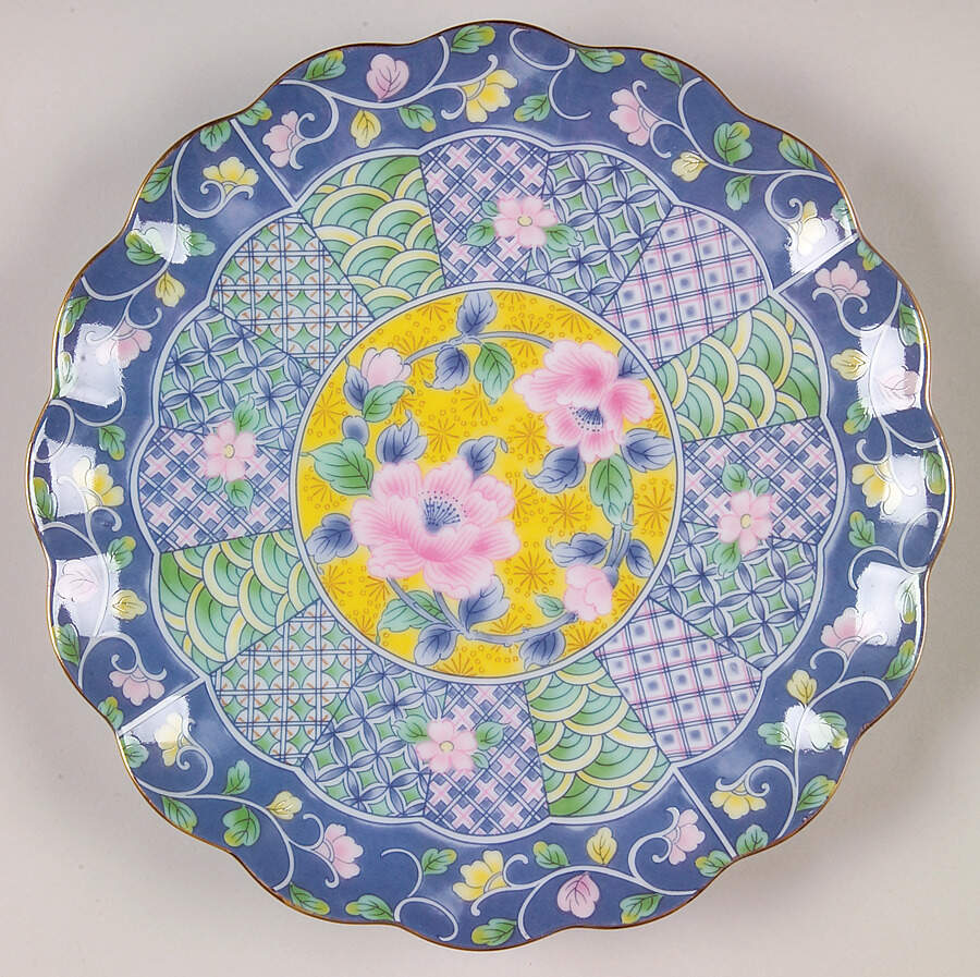 Botan Salad Plate by Gumps-1