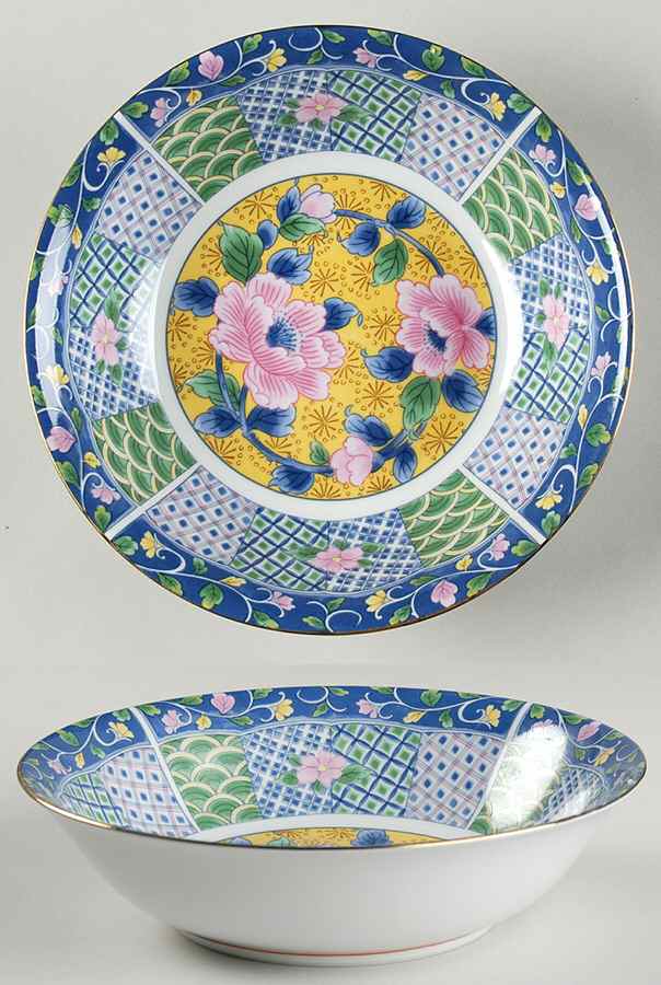 Botan 9" Round Vegetable Bowl by Gumps-1