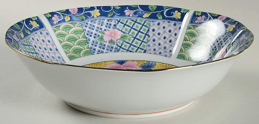 Botan 9" Round Vegetable Bowl by Gumps-1