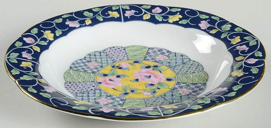 Botan Large Rim Soup Bowl by Gumps-1