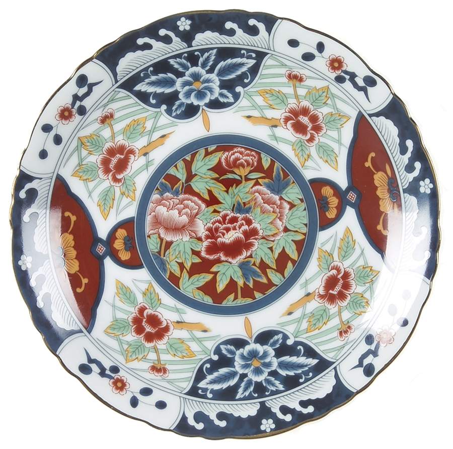 Kiku (Coupe) Salad Plate by Gumps-1