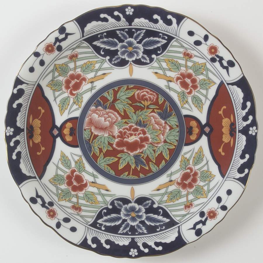 Kiku (Coupe) Dinner Plate by Gumps-1