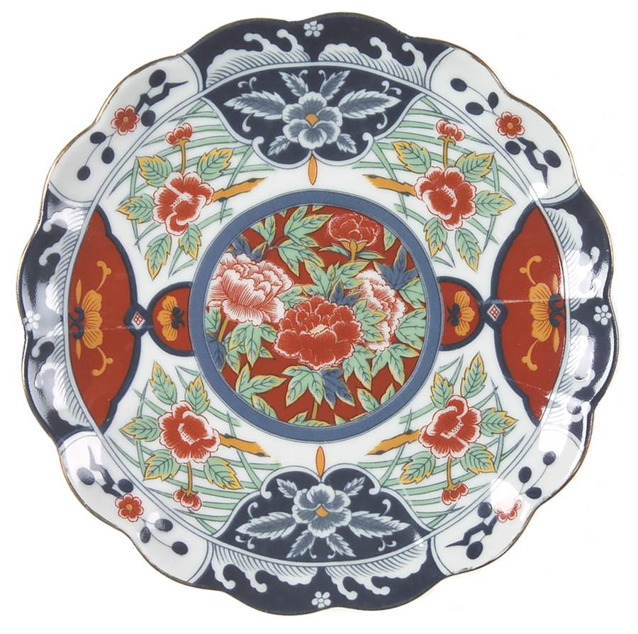 Kiku (Coupe) Dinner Plate by Gumps-1
