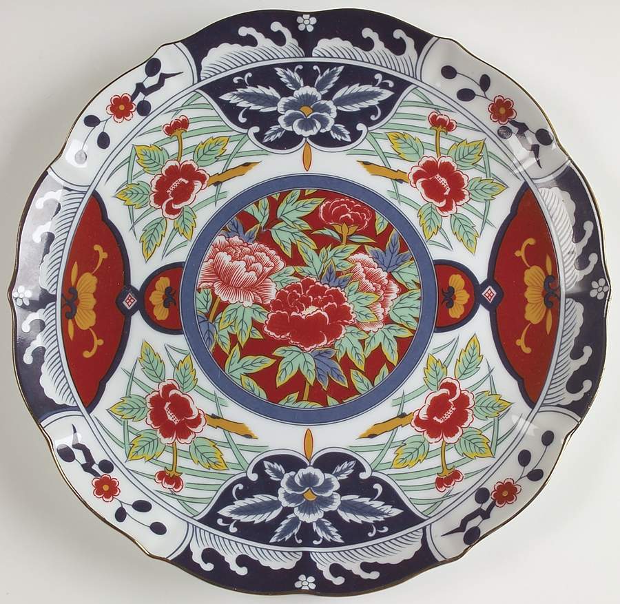 Kiku (Coupe) Dinner Plate by Gumps-1