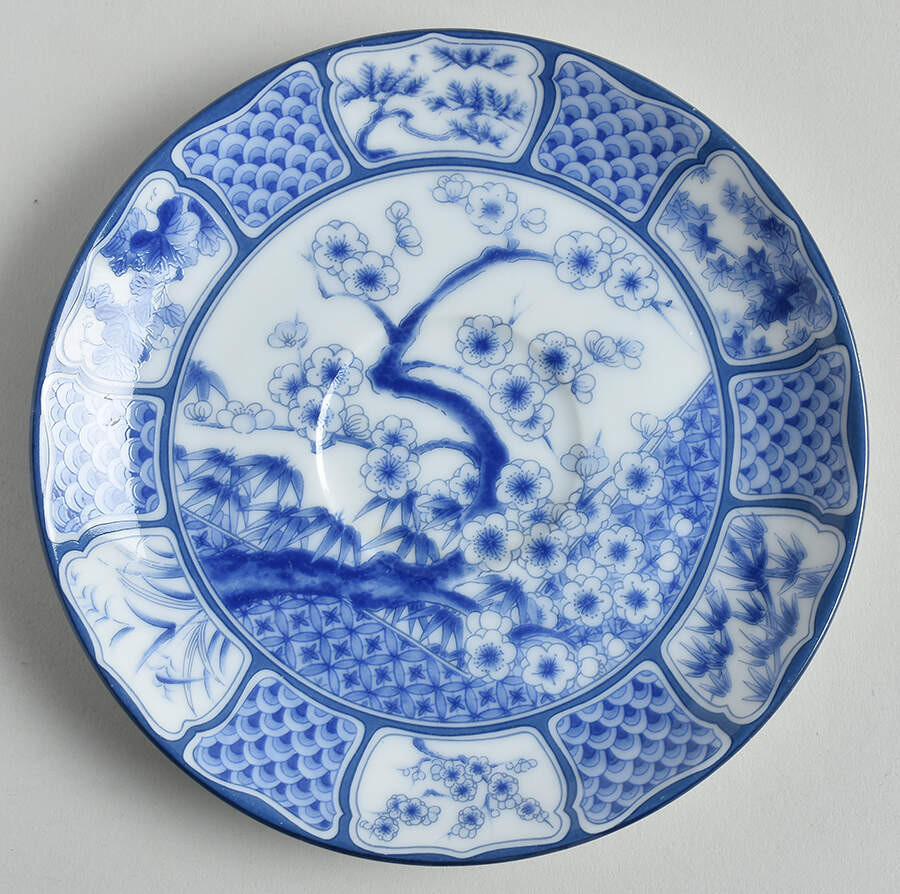 Oriental Garden Saucer by Gumps-1