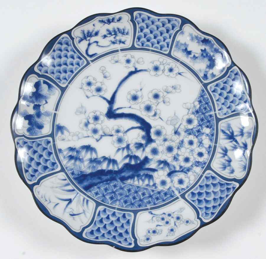 Oriental Garden Salad Plate by Gumps-1