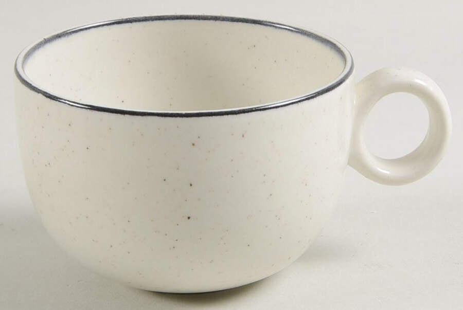 Birka Blue Flat Cup by Gustavsberg-1