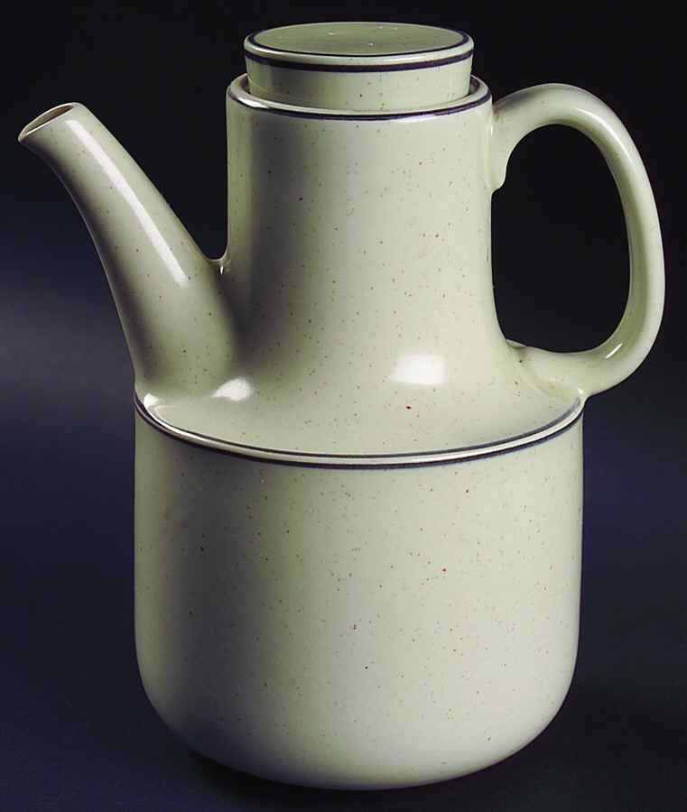 Birka Blue Coffee Pot & Lid by Gustavsberg-1