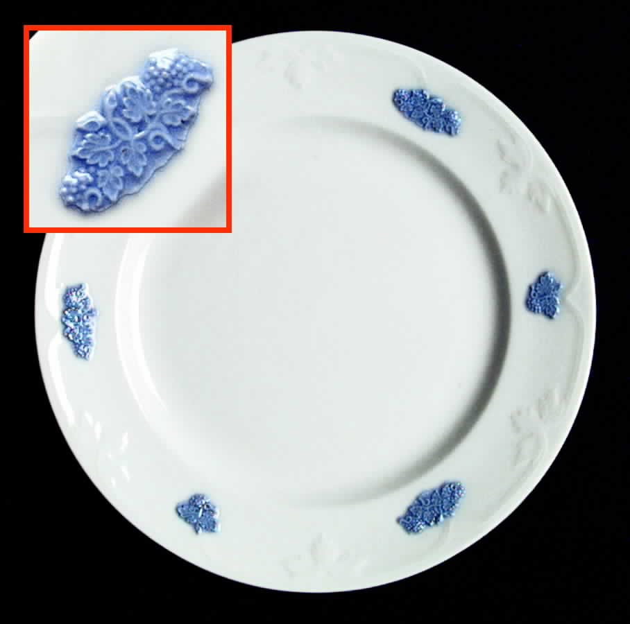 Bla Blom (Pattern Name Not On Back) Salad Plate by Gustavsberg-1