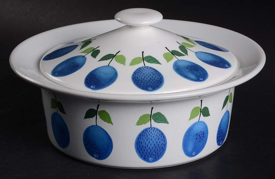 Prunus 1 Qt Round Covered Casserole by Gustavsberg-1