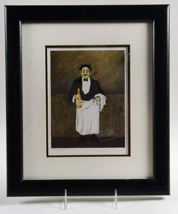 Sommelier Picture aka Framed Art by Guy Buffet-1
