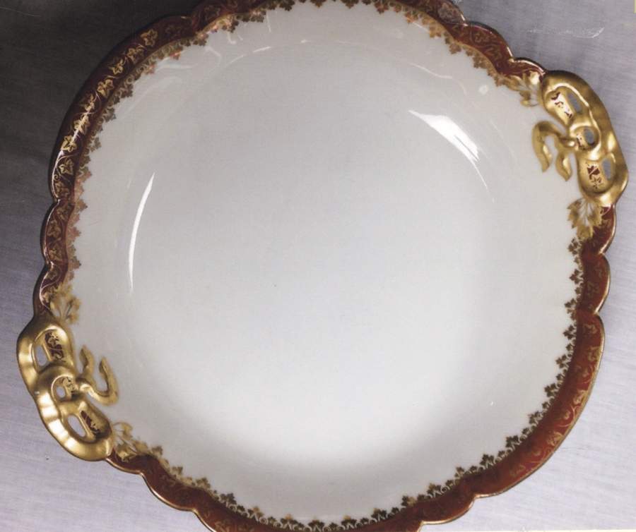 GDA69 Handled Cake Plate by Gerard, Dufraisseix & Abbot-1