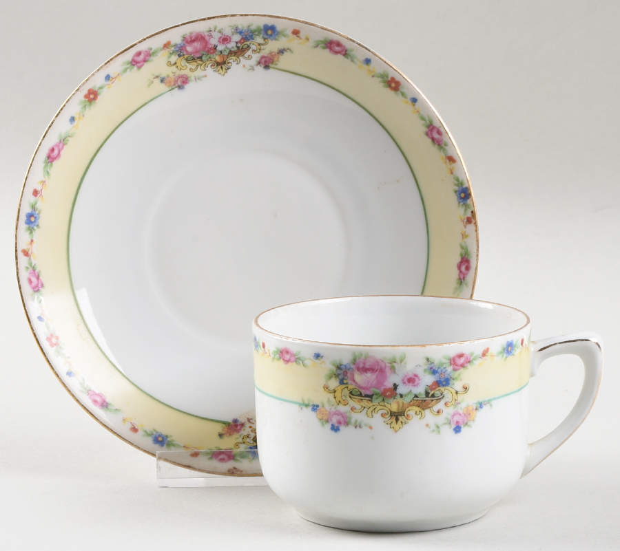 GMY8 Flat Cup & Saucer Set by Germany-1