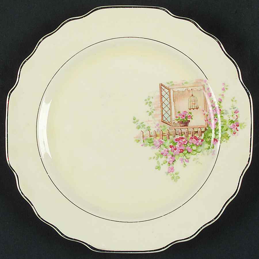 Breakfast Nook Bread & Butter Plate by WS George-1