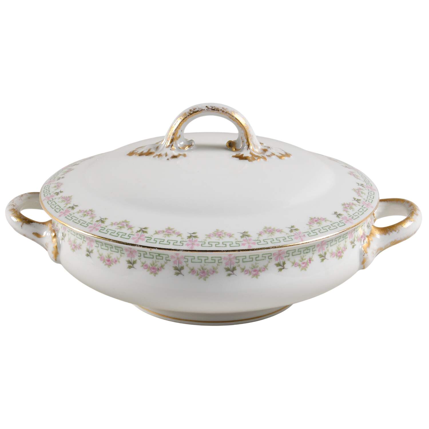 GUE174 Round Covered Vegetable by WM Guerin-1