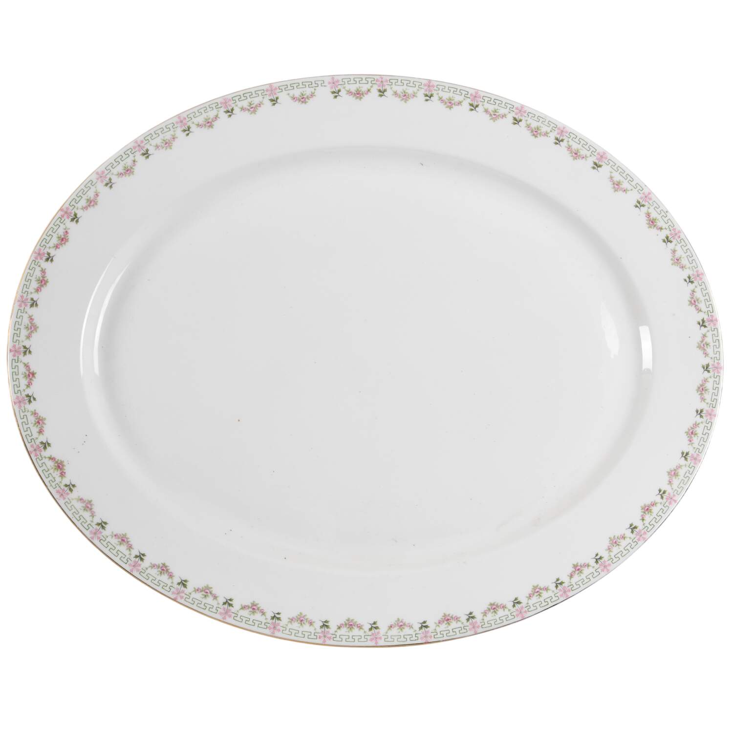 GUE174 17" Oval Serving Platter by WM Guerin-1