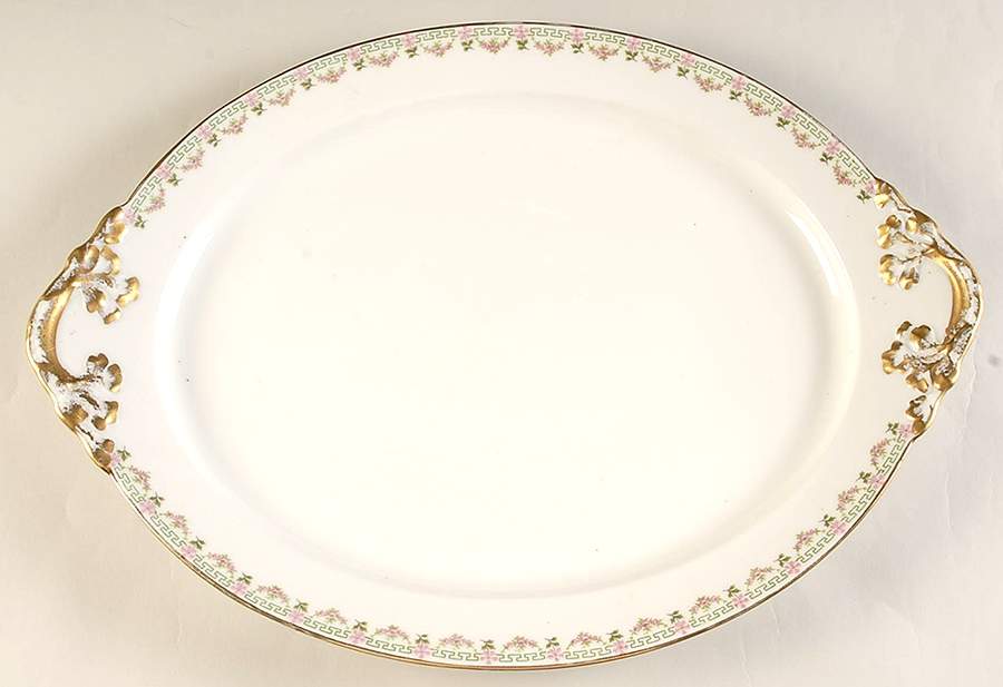 GUE174 18" Oval Serving Platter by WM Guerin-1