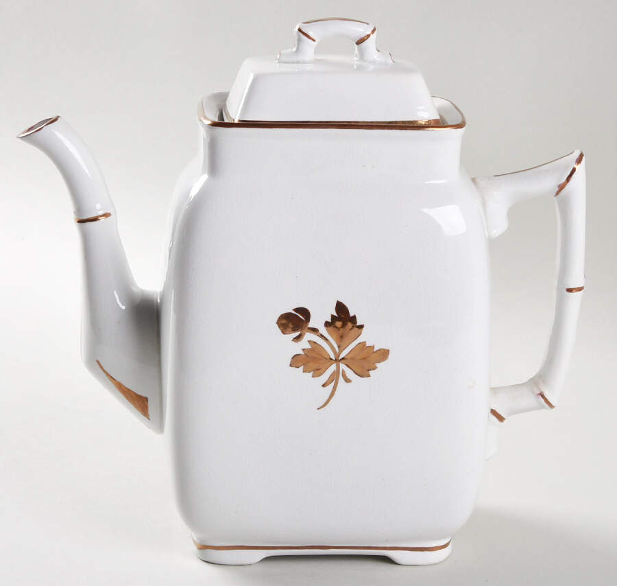Tea Leaf Coffee Pot & Lid by Grindley-1