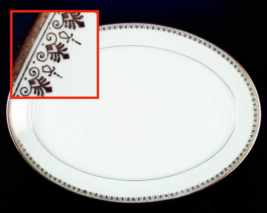 GDA72 12" Oval Serving Platter by Gerard, Dufraisseix & Abbot-1