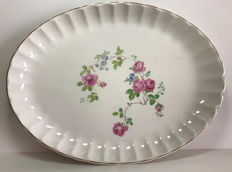 GEO140 13" Oval Serving Platter by WS George-1